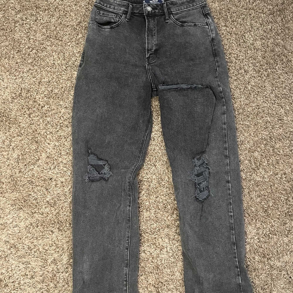 Hollister ultra high rise vintage Straight jeans